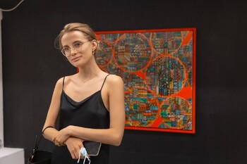 Люся Воронова фотографии с выставки Мозаичность 158
